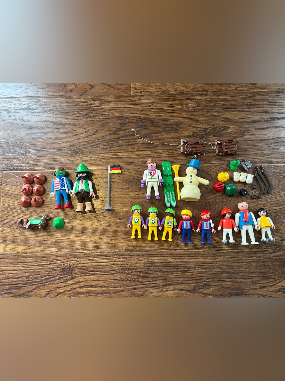 Vintage (1991) Playmobil #3686 Curling Match And Winter Sports Set 3685 3467